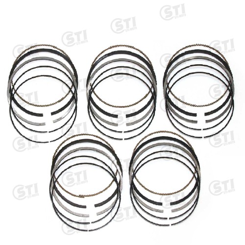 MAHLE 5x Piston Ring Set STD Φ81mm For Volvo S60 S80 XC60 2.0 L5 B5204T8 B5204T9 - Picture 2 of 5