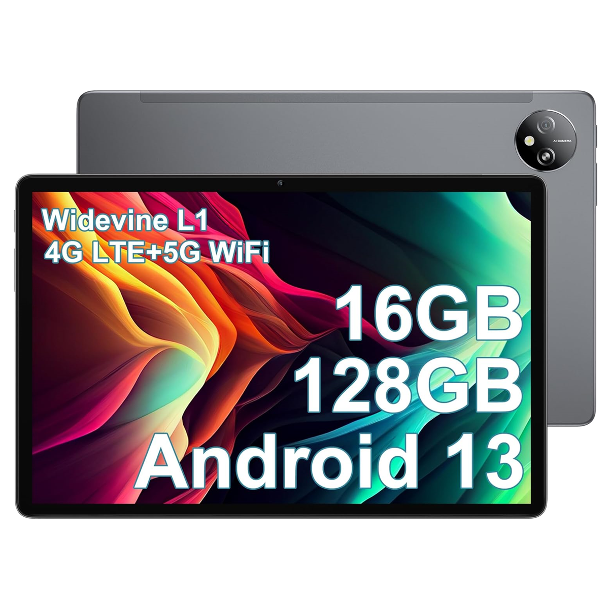 Blackview Tab 80 Tablet 10.1 pollici Android 13 8GB+128GB 7680mAh 4G LTE+5G WiFi