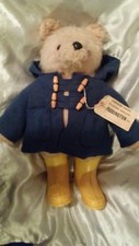 VINTAGE 1972 PADDINGTON BEAR BLUE JACKET YELLOW BOOTS GABRIELLE DARKEST PERU