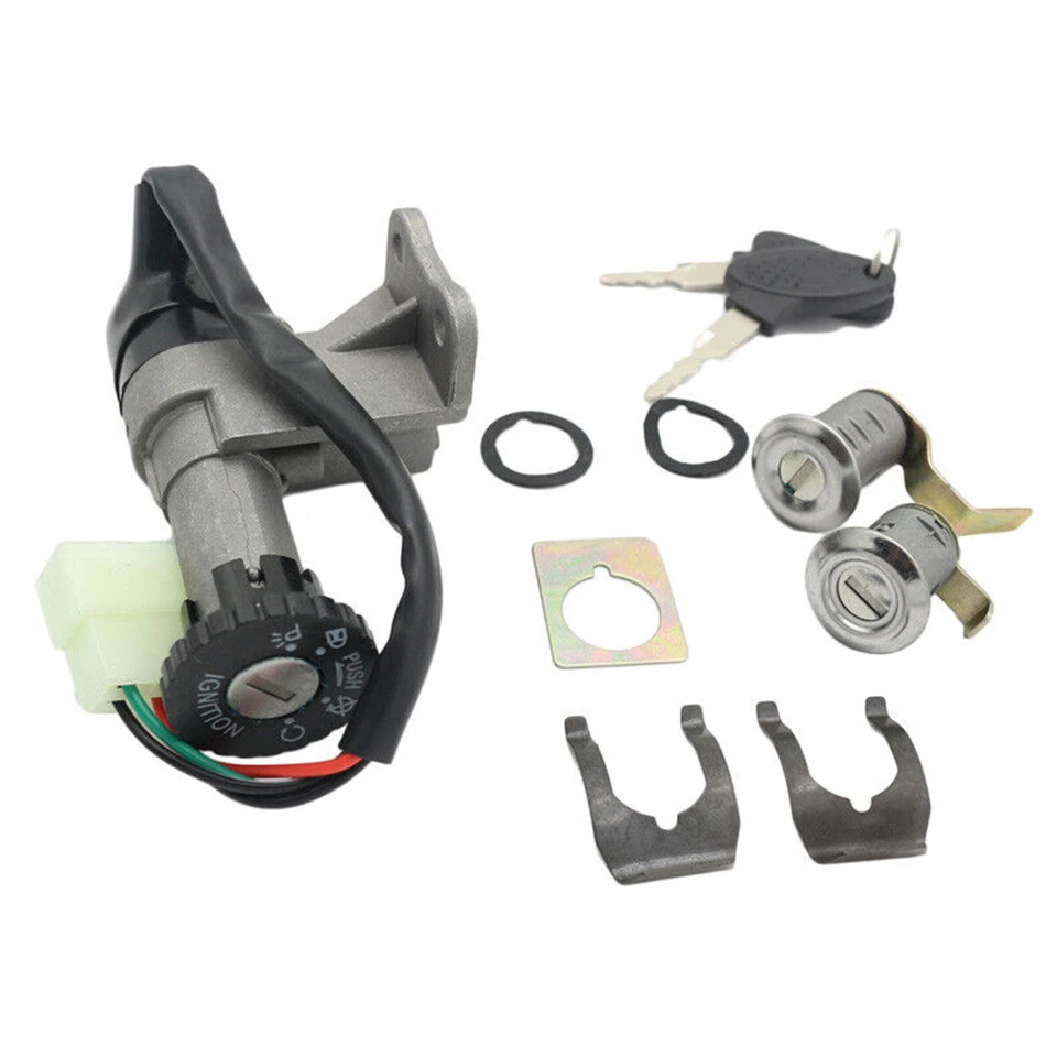 Ignition Key Switch Lock Set for GY6 4STROKE 50-150cc Universal Motorcycle Motor - Image 3 of 4