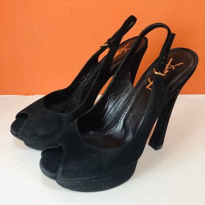 ysl closed toe heels