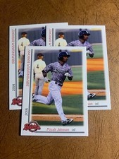 MICAH JOHNSON Birmingham Barons Grandstand 2014 3ct lot
