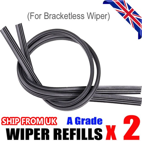 x2 Front Windscreen Wiper Refills For Frameless Wipers 26" Universal Vehicle eBay