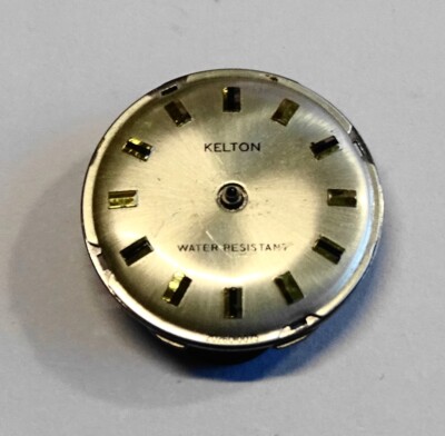 Mouvement Mécanique De Montre Ancien Kelton Calibre 557 - Occasion, Pour Réparation Ou Customisation