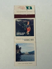 British Columbia Ferries Matchbook Cover Our Forests Growing With Beauty Boy