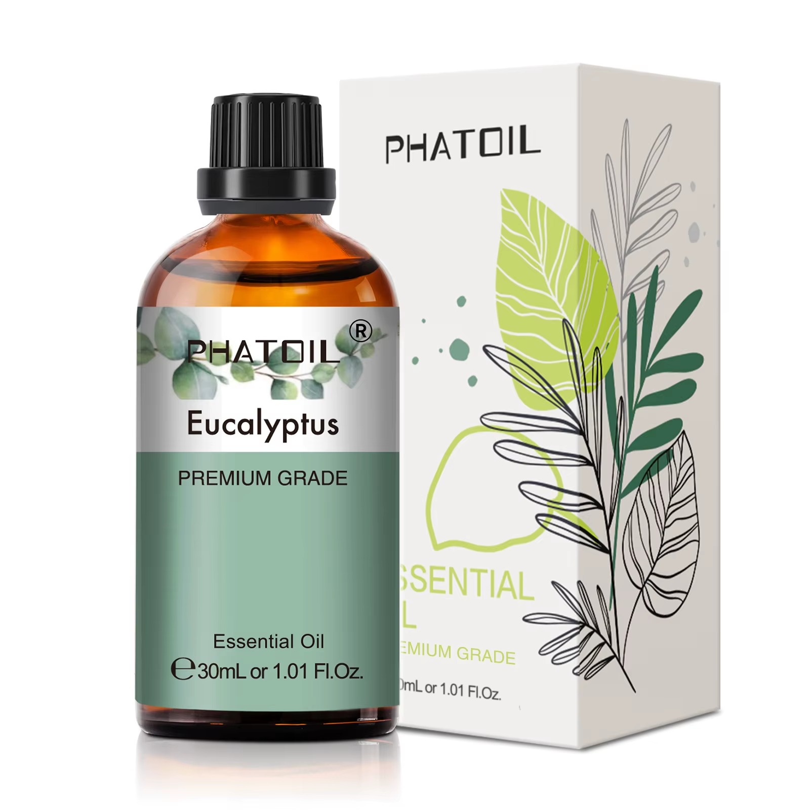 1PCS Pure Eucalyptus Essential Oil for Diffusers, Candles, 10Ml 30Ml 100Ml Natural Aromatherapy