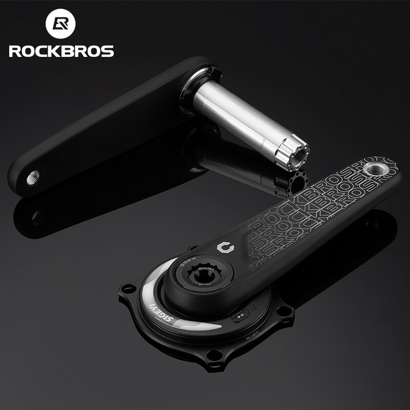 ROCKBROS Carbon Fiber Bicycle Crank Chain Wheel Spindle 162.5mm