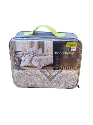 Echo Design Twin Duvet Cover Odyssey New In Package 72'' By 90'' 100% Cotton $80