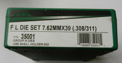 RCBS Full Length Die Set;  NIB;  Group A Dies;  76239;  35001
