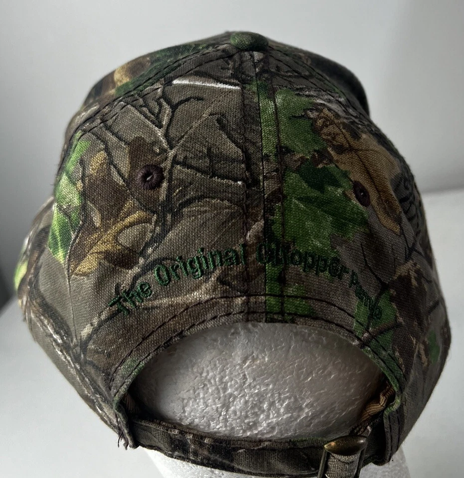 VAUGHAN Chopper Pump Sombrero Gorra Hechizo Cosido Parche Camuflaje Exterior Correa Foto 2 de 3