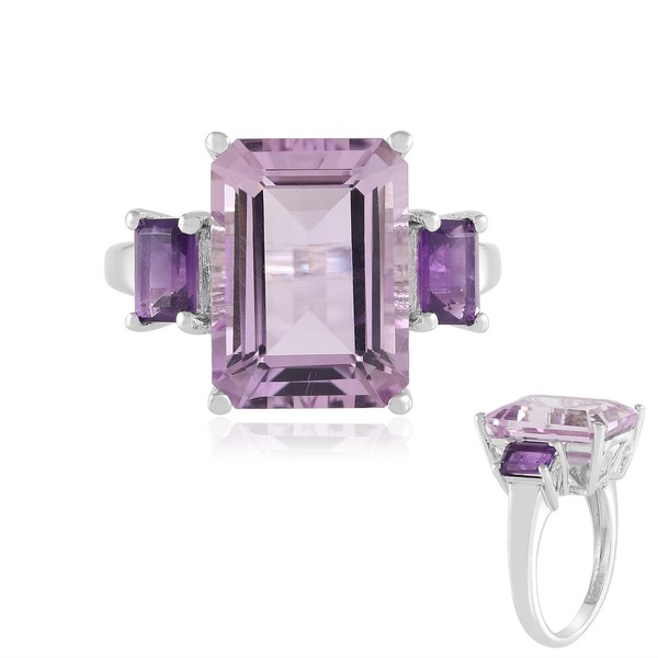 Cavill Lavendel Amethyst Ring 9,16Ct Sterlingsilber Plattiert Damen- Echtschmuck-image
