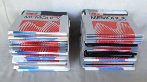 Lot Of 100 5.25" 1S/2D 160 KB Floppy Disks Used