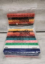 Lot of 500 ETA Cuisenaire SNAP CUBES 5 PKGS Plastic Multiple Colors B5