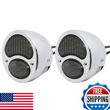 2pcs Vintage Duolamp Led Tail Light 12v Rear Stop Indicator Turn