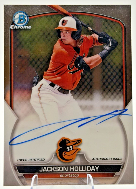 2023 Bowman - Chrome Prospect Autographs Jackson Holliday #CPA-JH GC0197