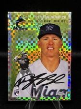 2023 Topps Chrome Platinum Xfractor #61 Peyton Burdick Marlins RC