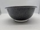 Vintage Pyrex #323 Speckled Gray Granite 1.5L Nesting Mixing Batter Bowl Clear