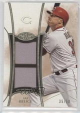 2014 Topps Tier One Relics Dual 35/50 Jay Bruce #DR-JBU i5q