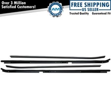 Inner Outer Window Sweep Felts Seals Weatherstrip 4 Piece Kit Set For Buick Inner Outer Window Sweep Felts Seals Weatherstrip 4 Piece Kit Set For Buick
