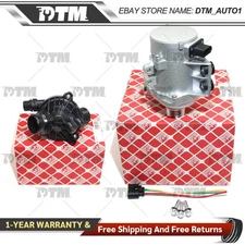 FEBI Electric Water Pump +Thermostat Kit FOR BMW 328i 528i 530xi 525xi X3 X5