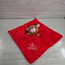 Rudolph the Red Nosed Reindeer My First Rudolph Plush Security Blanket Lovey B