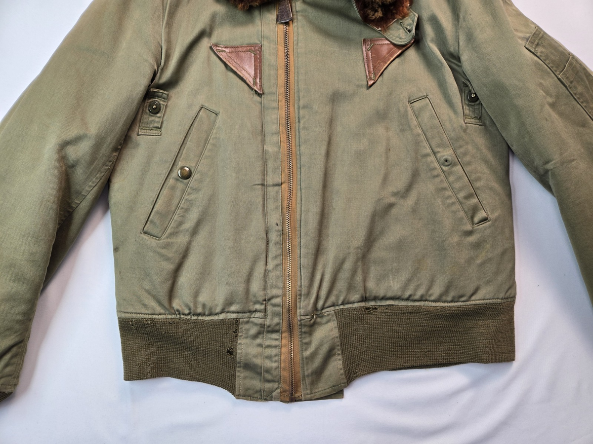 USAAF Vintage 1940s WW2 WWII B-15A Flight Bomber Jacket Mens 38