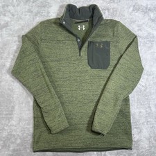 Under Armour Men's Large Pullover Green UA Specialist Henley 2.0 L/S Green