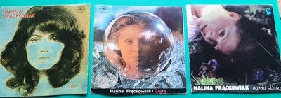 Halina FRACKOWIAK   lot of 3 Polish fem voc LPs ( ide, Geira)