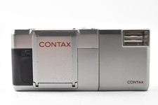  Exc    Contax T Rangefinder Film Camera Silver w/T14 Flash From Japan