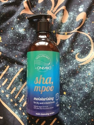 OnlyBio Hair Balance Feuchtigkeitsshampoo für trockene & gereizte Kopfhaut 400ml