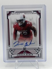 National Treasure 2025 Jordan Burch Cardinals /49 Auto Arizona rookie RARE CARD