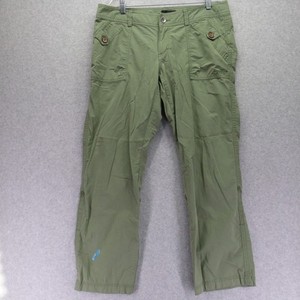Marmot Pants Womens 12 Ginny Roll-Up Technical Casual Outdoor Stretch Flex Green