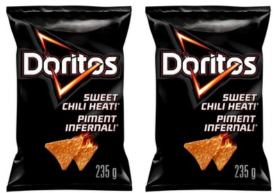 Doritos Sweet Chili Heat! Flavored Tortilla Chips, 235g (2 Pack)