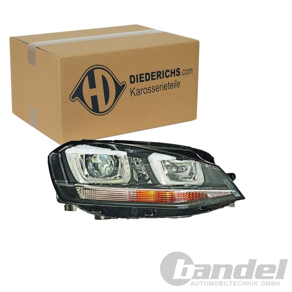 Diederichs Xenon Scheinwerfer Mit Lwr-Motor LED-TFL Rechts FüR VW Golf | 2216084-image