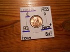 1955D Lincoln Cent Gem BU+!!!! BLAZER!!!!! NICE!!!!!!! — photo 3
