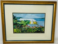 Winslow Homer s Flower Garden Bungalow Bermuda Matted Framed Art Print 20
