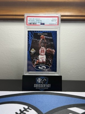 1998 UD Choice - Starquest - Blue Michael Jordan #SQ30 PSA 8