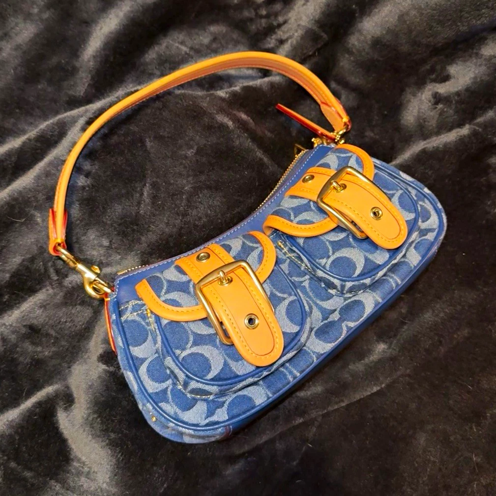 Coach Denim Exterior Shoulder Bag Bags & Handbags for Women for