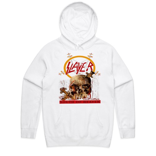 Slayer – South Of Heaven Three Color Pullover Hoo Produktbild-Vorschau 4