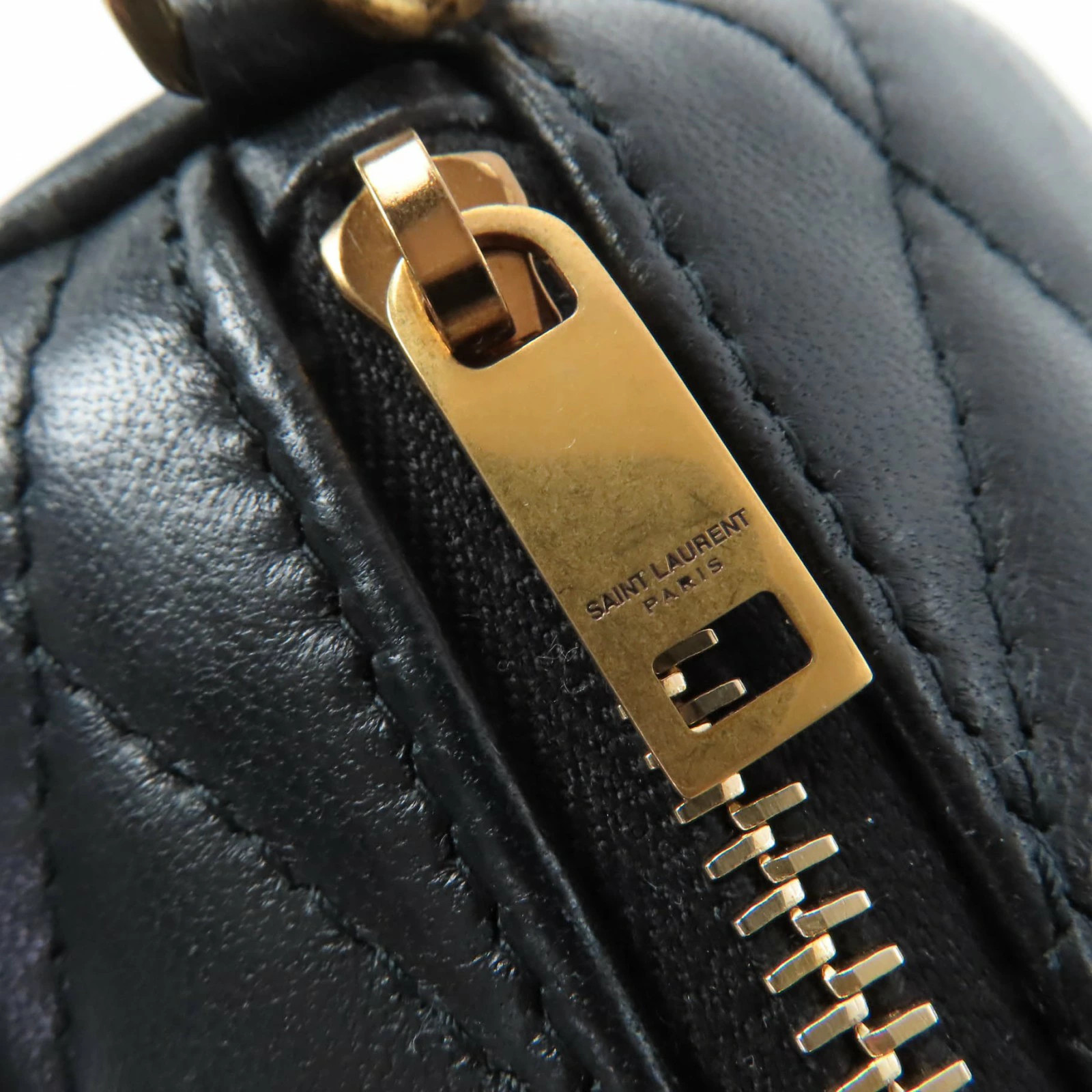 SAINT LAURENT Ladies Shoulder Bag Sade Small Tube Lambskin Chain Black Italy thumbnail 10