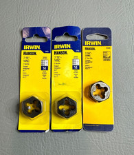 Lot of 3 Irwin Hanson 1" Hex Die 7/16" 14NC 9439 New