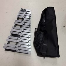 30 Note Glockenspiel Xylophone Foldable Music Percussion Instrument Portable Bag