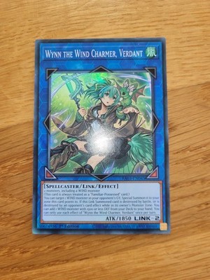 Wynn the Wind Charmer Verdant RA03-EN045 Super Rare English 1st Edition