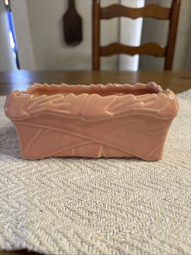 Vintage McCoy Pink Oblong Planter