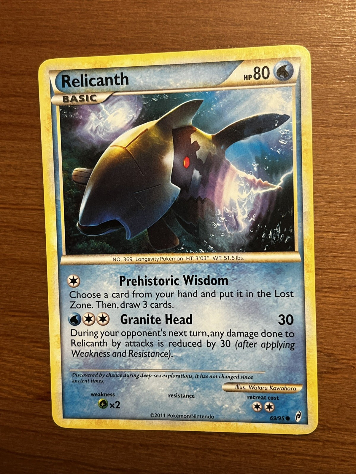 Relicanth Common Call of Legends 69/95 LP