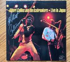 ALBERT COLLINS LIVE JAPAN RECORD LP  AUTOGRAPHED by Collins