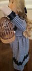 Byers Choice 2000 Nautical Ocean Trader Blonde Girl Caroler Holding Birdcage EC — photo 2