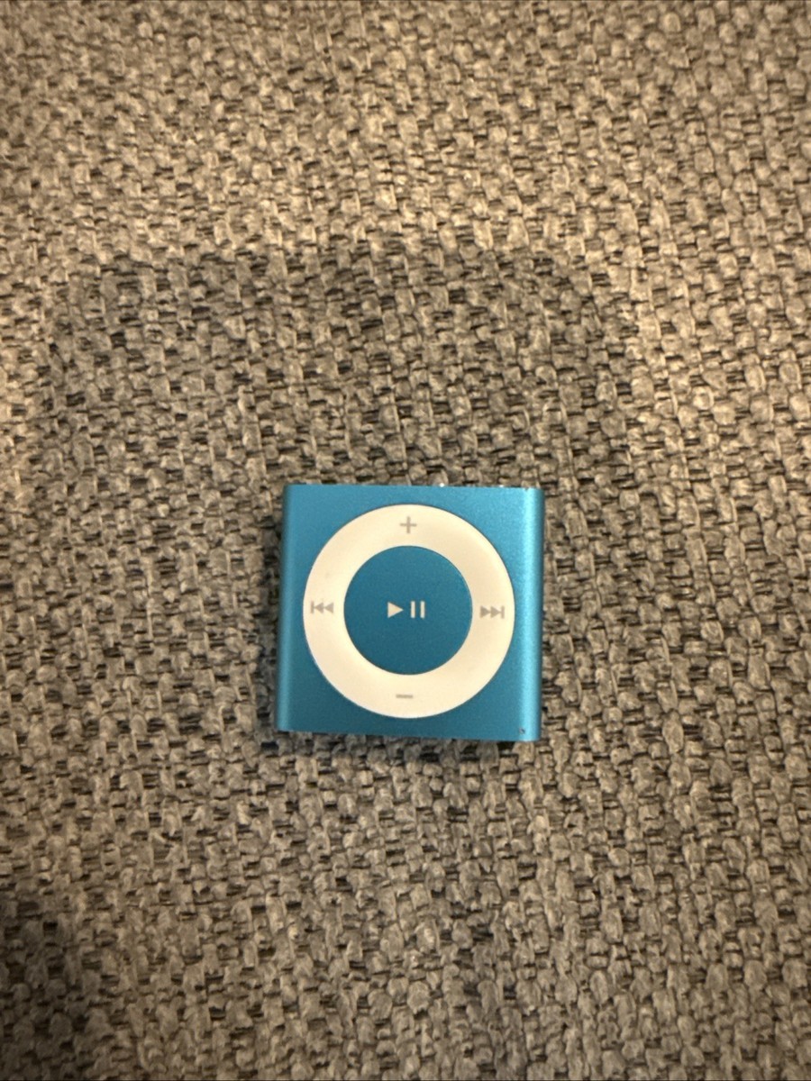 Apple A1373 iPod Shuffle 4th Generation 2GB MP3 Player, Blue 