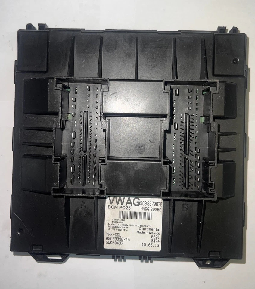 2011-2014 Volkswagen Jetta Body Control BCM BCU 5C0937087E - Image 2 of 2