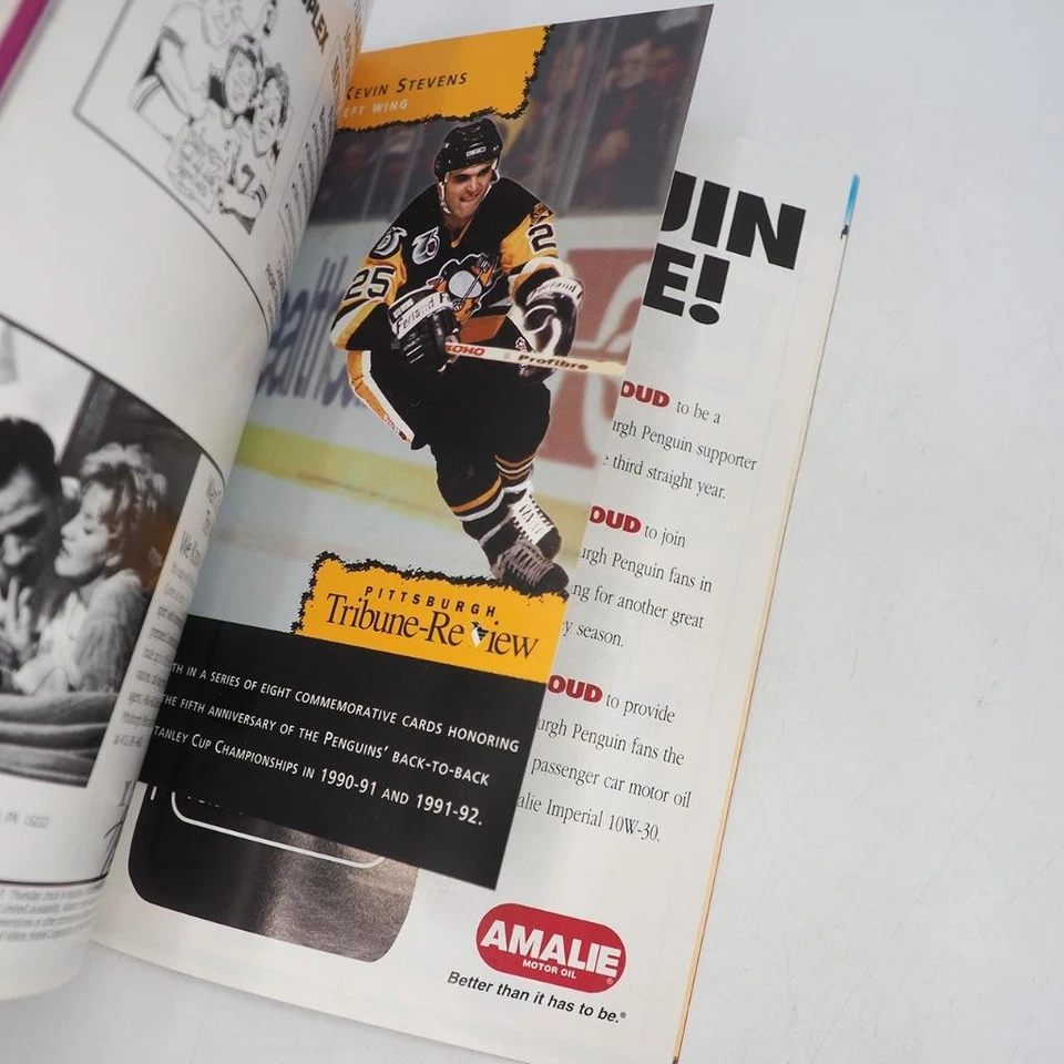 Pittsburgh Penguins Ice Time Game Program 1996-1997 Florida Panthers  - Image 2 of 3